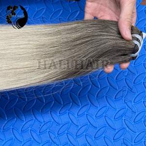 Hali Hair Supply Envío rápido Super alta calidad teñido vietnamita Remy extensiones de Trama humana recta doble solo dibujado - Product Image 5