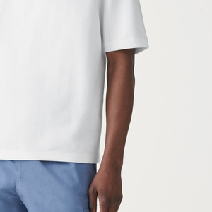 T-shirts amples et oversize de haute qualité pour hommes, à manches courtes, col rond, 100 % coton, anti-boulochage et séchage rapide - Product Image 2