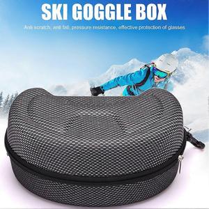 Étui rigide antichoc pour lunettes de ski - Boîte de rangement portable en EVA / Pochette zippée pour lunettes de soleil et lunettes de vue - Product Image 3
