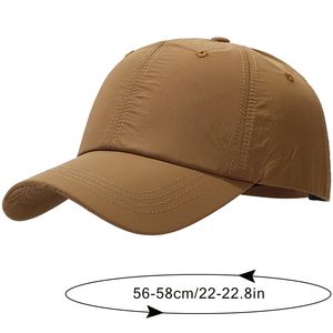 Gorra de Béisbol Unisex Color Bronceado de 6 Paneles, Transpirable, Impermeable, Ajustada, de Color Sólido, para Fiestas, Gorra Infantil Ajustable con Ojales de Nailon, Deportiva - Product Image 6