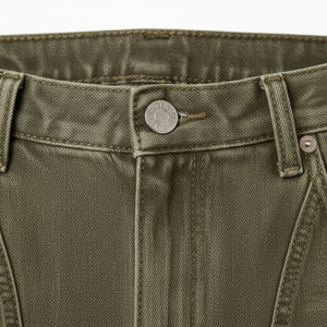Jeans de Mezclilla Unisex Estilo Americano Vintage, Corte Recto, Cintura Media, Ajuste Holgado, Lavado Medio, Pantalones Casuales de Moda Urbana para Otoño - Product Image 5