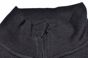 Haut de performance léger à col zippé pour homme |   Pull-over athlétique respirant à manches longues avec imprimé numérique sur le devant |   Entraînement de golf et fitness - Product Image 4