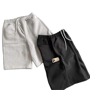 Nouveaux shorts de jogging décontractés solides 100% nylon, taille élastique, séchage rapide, service OEM, marque personnalisée pour hommes - Product Image 1