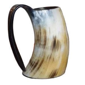 Taza Artesanal de Cuerno de Búfalo Pulido y Ecológico, Color Personalizado, Estilo Animal, Decoración para el Hogar, Bebidas, Artesanía HA - Product Image 1