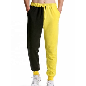Clush Industries Two Toned Solid <b>Joggers</b> for Men Breathable <b>Polyester</b>/Cotton Active Workout Sweatpants with Pockets - Product Image 2
