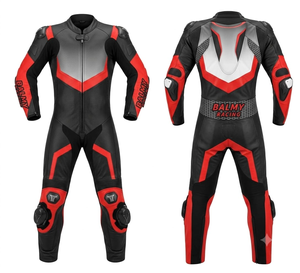 ชุดแข่งรถมอเตอร์ไซค์ Zonda MotoCP สำหรับผู้ชาย 1 ชิ้น ทำจากหนังวัว/หนังจิงโจ้ ชุดจั๊มสูท/ชุดป้องกัน กันน้ำ แห้งเร็ว - Product Image 1