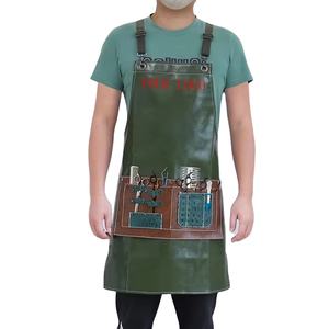 ผ้ากันเปื้อนเชฟคุณภาพสูง หนังแท้ สำหรับทำอาหาร ใช้งานได้จริง ออกแบบได้ตามต้องการ - Product Image 2