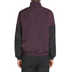 Chaqueta cortavientos de bloque de color de poliéster 100% con cremallera personalizada, soporte transpirable a prueba de viento, secado rápido, forro de malla de talla grande bordado - Product Image 2