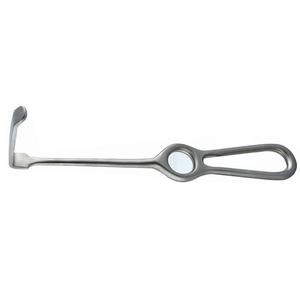 Retractor de sujeción de tejido quirúrgico Manual Langenbeck 55mm X 11mm Retractor de laboratorio dental en forma de L hecho de acero - Product Image 3