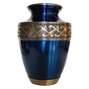 Urnas de Cremación de Aluminio Personalizadas al por Mayor, Urnas de Metal de Alta Calidad para Cenizas Humanas, Estilo Americano de 10 Pulgadas, 220 Cúbicos, Diseños Personalizables - Product Image 2