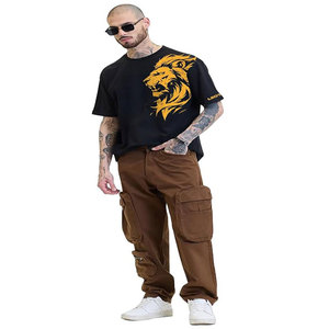 Camiseta de Verano de Alta Calidad, Estilo Piqué, Hombros Descubiertos, Oversize, 300gsm, Polo de Manga Corta, Vintage, Unisex, con Bolsillos - Product Image 4