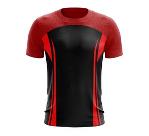 Vêtements de sport promotionnels avec logo personnalisé, t-shirts à col rond en polyester à séchage rapide pour hommes, impression de motifs, t-shirts par sublimation - Product Image 2