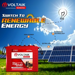 Batteries tubulaires au plomb-acide TT2250 12V 225AhC10 pour l'installation de panneaux solaires, fabriquées en Inde, avec une garantie de 24 mois. - Product Image 6