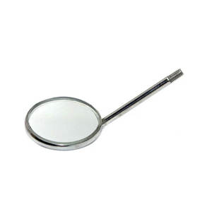 Miroir buccal dentaire réutilisable très demandé et poignée en acier inoxydable numéro 4, 22 mm, 5 pouces, outil de diagnostic oral ORL pour usage dentaire - Product Image 2