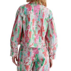 Chaqueta Corta de Mezclilla para Mujer, Estilo Utilitario, Lavada, Elegante, con Spandex/Algodón, para Trabajo, con Bolsillos, Fabricación OEM/ODM, Primavera/Verano - Product Image 4