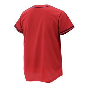 Chemises de baseball pour jeunes en gros pour hommes et femmes, chemises de baseball personnalisées à boutons avec sublimation - Product Image 2