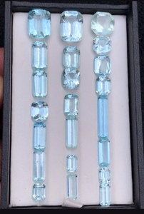 Pierre précieuse naturelle Aquamarine, pierres Lustle de toutes formes et tailles, disponibles au prix de gros, pierres précieuses en vrac, pour la création de bijoux. - Product Image 2