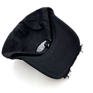 Casquette de camionneur en jean délavé vintage unisexe, réglable avec fermeture snapback, broderie strass, respirante et imperméable pour les sports de plein air - Product Image 3