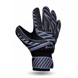 Customized Design Goalkeeper Gloves Front Palm German Latex Backhand Mesh Latex And Silicon Inject Elastic Attached <b>Strap</b> - Product Image 4