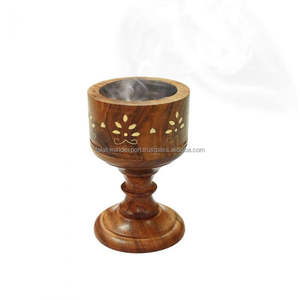 Luxury Solid Acacia Wood <b>Bakhoor</b> <b>Burner</b> Handmade New Mubhar Medkhan Finish Multipurpose Incense <b>Burner</b> for Home Office Decor - Product Image 2