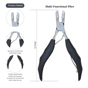 Pince à extensions de cheveux Ariston, outil de maintien pour extensions de cheveux en kératine, perles Microlink, acier inoxydable de qualité chirurgicale, usage commercial - Product Image 2