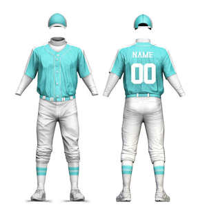 Ensemble de maillots de baseball d'été pour adultes à prix abordable, personnalisable pour équipes sportives, en polyester respirant à manches courtes, vente en gros - Product Image 2