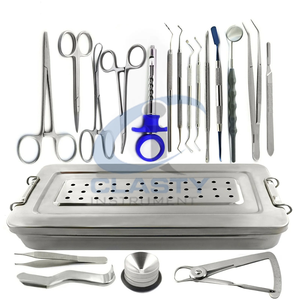 Kit d'instruments universels pour implants dentaires avec outils manuels couleur argent et stérilisation à haute température - Product Image 4