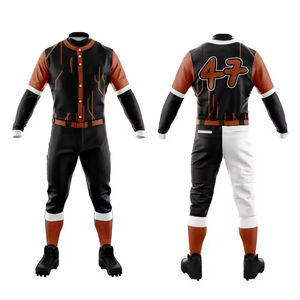 Uniformes de Béisbol y Sóftbol Sublimados Transpirables de Secado Rápido con Logotipo Personalizado para Hombres Adultos, Venta al Por Mayor - Product Image 1