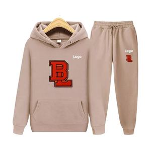 Conjunto de chándales con cremallera para hombre, ropa deportiva, dos piezas, informal, nuevo Otoño, chándal bordado de chenilla para hombre - Product Image 3