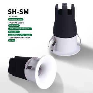 Projecteurs LED encastrés en aluminium anti-éblouissement COB modulaires miniatures à installation rapide 3W 5W <span class=keywords><strong>7W</strong></span> 10W pour intérieur commercial - Product Image 1