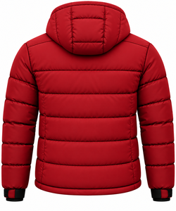 Veste matelassée d'hiver de haute qualité à manches longues avec logo personnalisé, imperméable et chaude pour homme, veste matelassée OEM, streetwear tendance, dernières vestes - Product Image 2