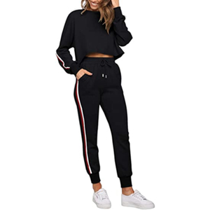 Conjunto de 2 piezas de top sin mangas con capucha y botones de encaje sólido para mujer, con etiqueta personalizada, y pantalones deportivos sin mangas. - Product Image 4