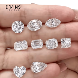 D'vins Jewels - Diamante Suelto Cultivado en Laboratorio, Corte Cojín, 2 Quilates, Color D, Surat - Product Image 6