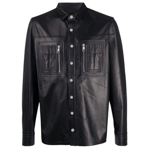 Camisas de Cuero para Hombre, Estilo Clásico, Tela Suave, Ajuste Cómodo, Material Premium, Perfectas para Uso Diario Informal - Product Image 2