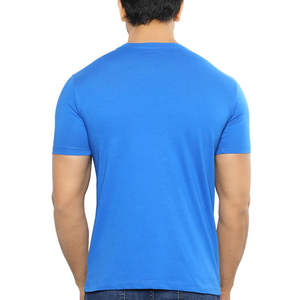 เสื้อยืดลำลองผู้ชาย ผ้าฝ้ายถักน้ำหนักเบา คอวี แขนสั้น สกรีนโลโก้ตามสั่ง เสื้อยืดตาข่ายโอเวอร์ไซส์ เสื้อยืดผู้ชาย - Product Image 2