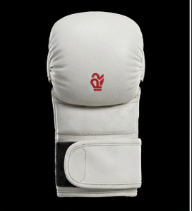 Guantes de Grappling de Piel Blanca Premium para MMA, Manoplas de Sparring con Palma Abierta, Equipo de Entrenamiento para Combate en Jaula - Product Image 2