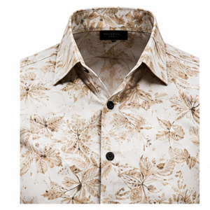 Camisa de Diseño Abstracto para Hombre, Camisa de Uso Diario con Tela Ligera y Transpirable de Mezcla de Algodón - Product Image 3
