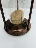 Reloj de Arena de Aluminio con Acabado en Cobre de 8'' con Diseño 3D de Ángel Animal |   Pie Decorativo Vintage para Mesa de Graduación