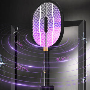 Matamosquitos Eléctrico 3 en 1, Potente Matamosquitos <span class=keywords><strong>de</strong></span> 3000V para el Hogar, Recargable por USB con Base <span class=keywords><strong>de</strong></span> Carga - Product Image 4