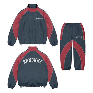 Conjunto Deportivo de Invierno para Hombre, Tallas Grandes, con Logotipo Personalizado, Transpirable, Diseño de Bloques de Color Sólido, Impermeable - Product Image 4