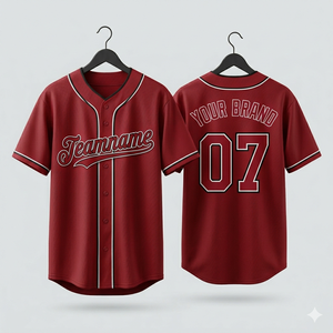 Camiseta de Béisbol de Verano de Manga Corta de Alta Calidad, Secado Rápido, Transpirable, Antibacteriana y Cómoda - Product Image 3