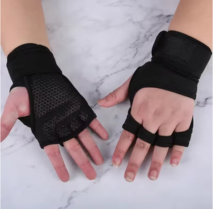 Gym Training <b>Gloves</b> for Weight Lifting, <b>Gloves</b> with Full Palm Protection <b>Glove</b> for Men & Women, Powerlifting, Pull Ups, Cycling - Product Image 5
