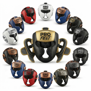 Protector de Cabeza de Boxeo Personalizado con Nombre de Marca Propia, Protección Facial Completa, Equipo de Seguridad para Entrenamiento de MMA y Sparring, Almohadillas Resistentes para la Cabeza - Product Image 1