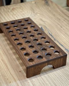 Support à œufs en bois intemporel pour une organisation élégante de la cuisine, alliant charme rustique et solution de rangement fonctionnelle - Product Image 1