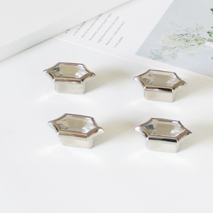OEM Available <b>Crystal</b> Style Hexagon Zinc Alloy Handle for Modern Cabinet Kitchen Bathroom Dresser Drawers Elegant Furniture - Product Image 2