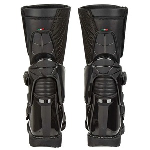 Botas de Motociclismo de Cuero Genuino Unisex de Primera Calidad, Diseño Impermeable y Duradero con Comodidad de Poliéster - Product Image 4