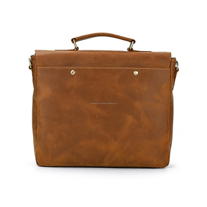 Maletín de Cuero Vintage para Hombre, Bolsa de Mensajero para Oficina y Portátil con Personalización de Marca Privada OEM - Product Image 6