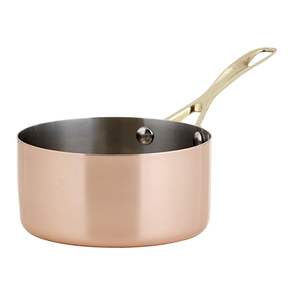 OEM Wholesale Mini Copper Plated Sauce <b>Pan</b> with Stainless Steel Interior <b>Small</b> Sauce Pot Cookware for Home, Professional Kitchen - Product Image 1