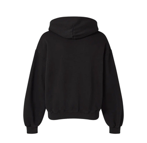 Wholesale Heavyweight 100% Cotton <b>Hoodie</b> Men Custom Embroidery Logo Blank Fleece No <b>String</b> Oversized <b>Hoodie</b> Unisex - Product Image 2
