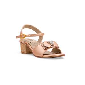 รองเท้าแตะส้นสูงเด็กผู้หญิงลายลูกพีช KD7850แฟนซี - Product Image 2